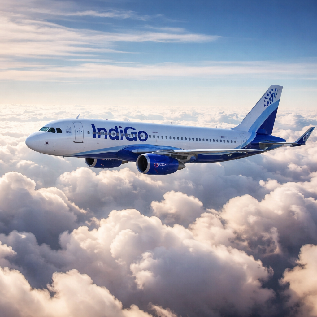 Aircraft above the clouds